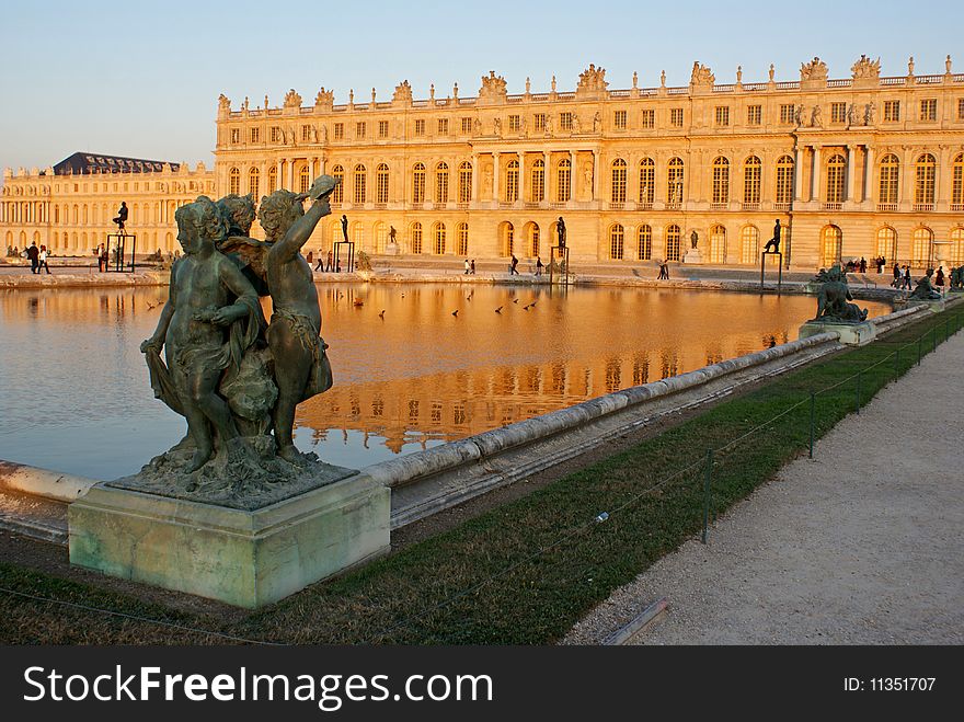 Statue at the Versaille palace, FRance