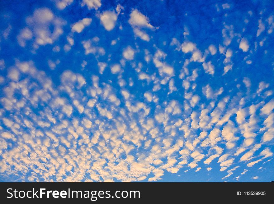 Cirrus Clouds in Sky