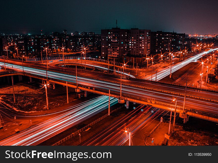 Time-lapse Photography of Road