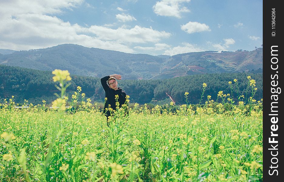 Photo Of Man At The Field