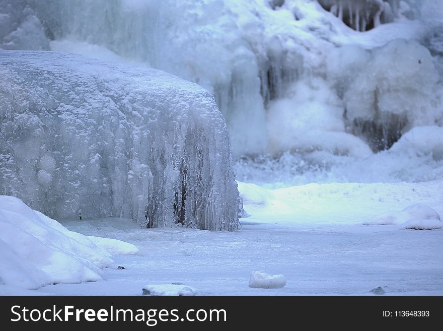 Water, Freezing, Snow, Winter