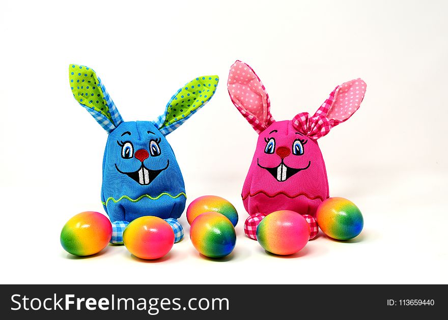Easter, Easter Bunny, Easter Egg, Stuffed Toy