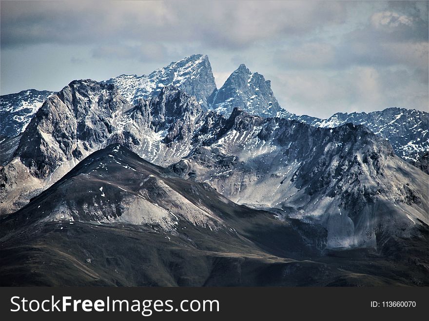 Mountainous Landforms, Mountain, Mountain Range, Sky