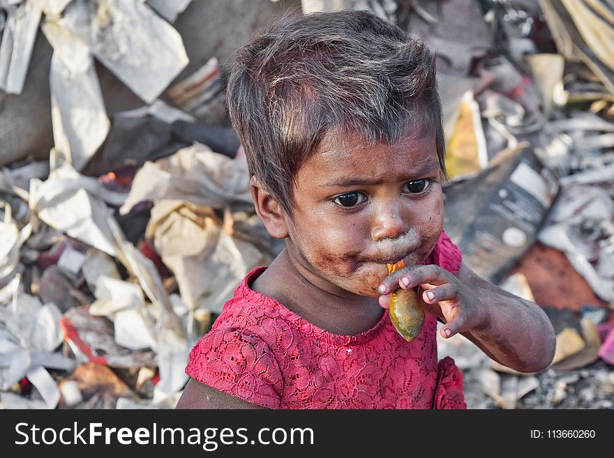 Child, Girl, Eye, Temple