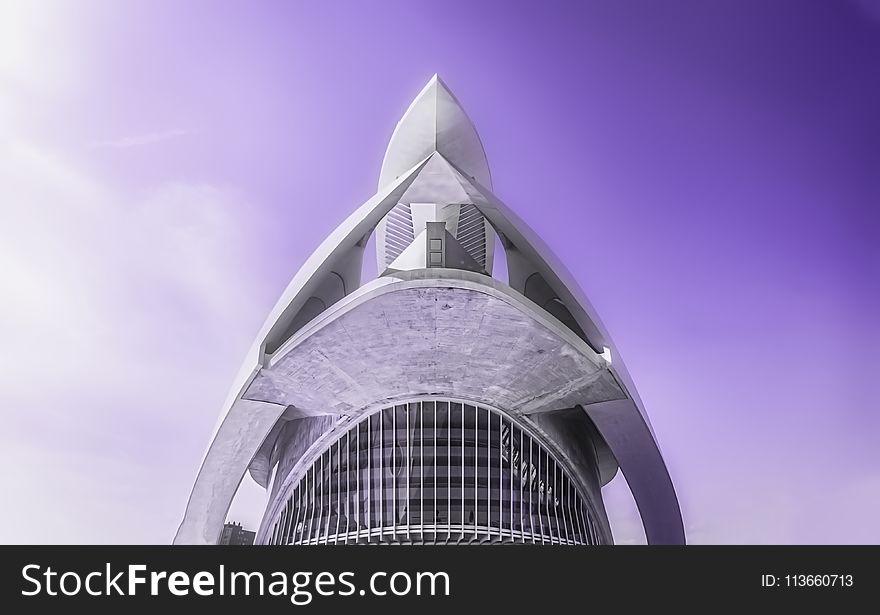 Landmark, Building, Purple, Architecture