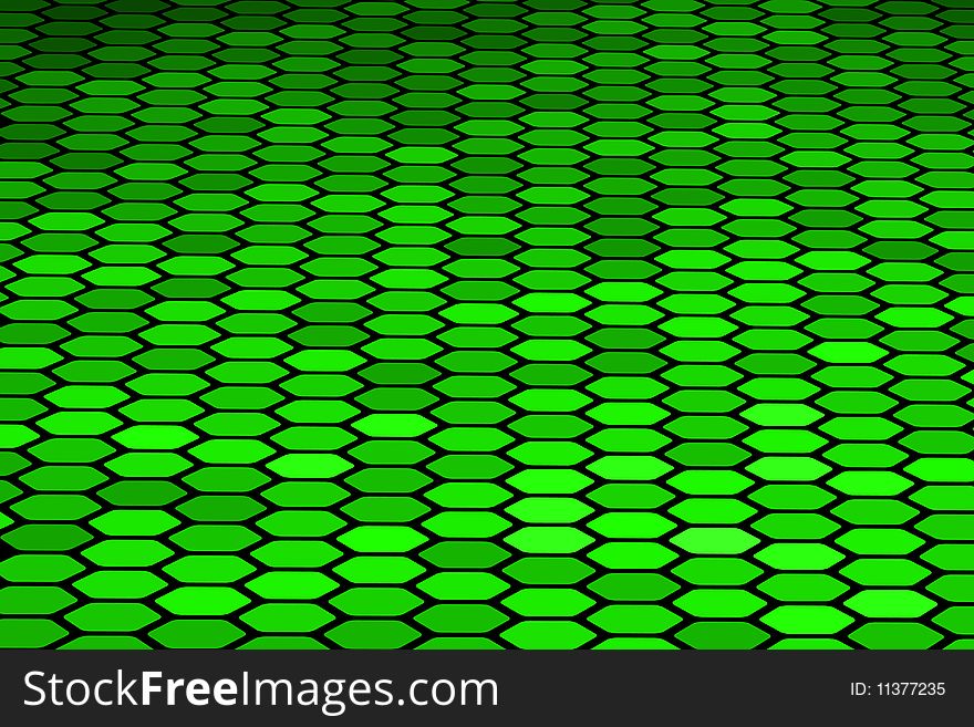 Vector illustration of Green Spot Pattern