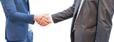 Business Handshake And Teamwork Stock Photo