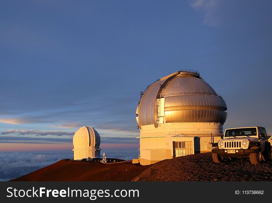Observatory, Sky, Building, Dome