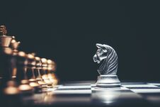 Shot Of A Chess Board White House Moving. Business Leader Concept. Stock Image Shot Of A Chess Board White House Moving. Business Leader Concept. Stock Image