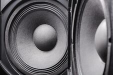 Musical Speaker. Professional Studio Speaker. High Quality Sound Royalty Free Stock Images