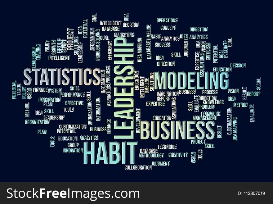 Abstract background with business. Words cloud, backdrop, word-cloud, graphic & communication.