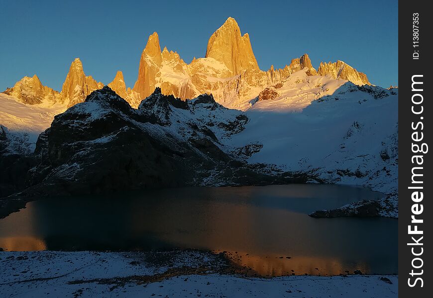 Fitz Roy Peak in National Park Los Glaciares, Patagonia