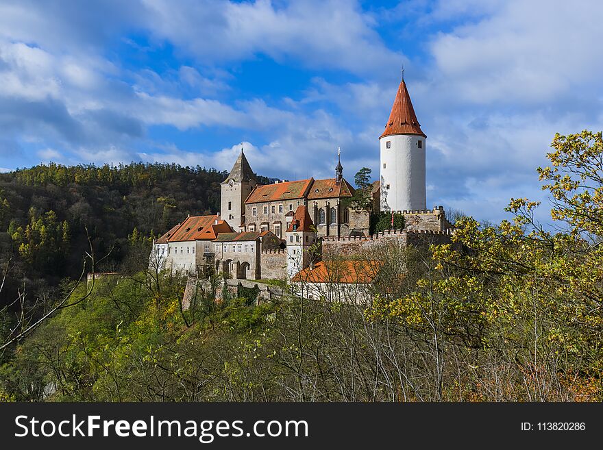 Castle Krivoklat in Czech Republic