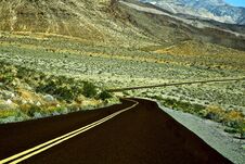 Long Road Death Valley Stock Photos Long Road Death Valley Stock Photos