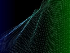 Abstract Color Background From Hexagon Surface Background. Technology Concept.Big Data. Vector Illustration. Royalty Free Stock Images