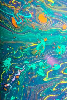 Abstract Marbling Art Patterns As Colorful Background Stock Images