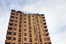 High-rise Residential Building, View From Below Royalty Free Stock Photography