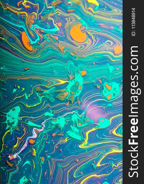 Traditional Ottoman Turkish marbling art patterns as abstract colorful background. Traditional Ottoman Turkish marbling art patterns as abstract colorful background