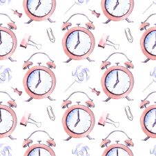 Hand Drawn Watercolor Illustration Seamless Pattern Painted Alar Royalty Free Stock Photography Hand Drawn Watercolor Illustration Seamless Pattern Painted Alar Royalty Free Stock Photography