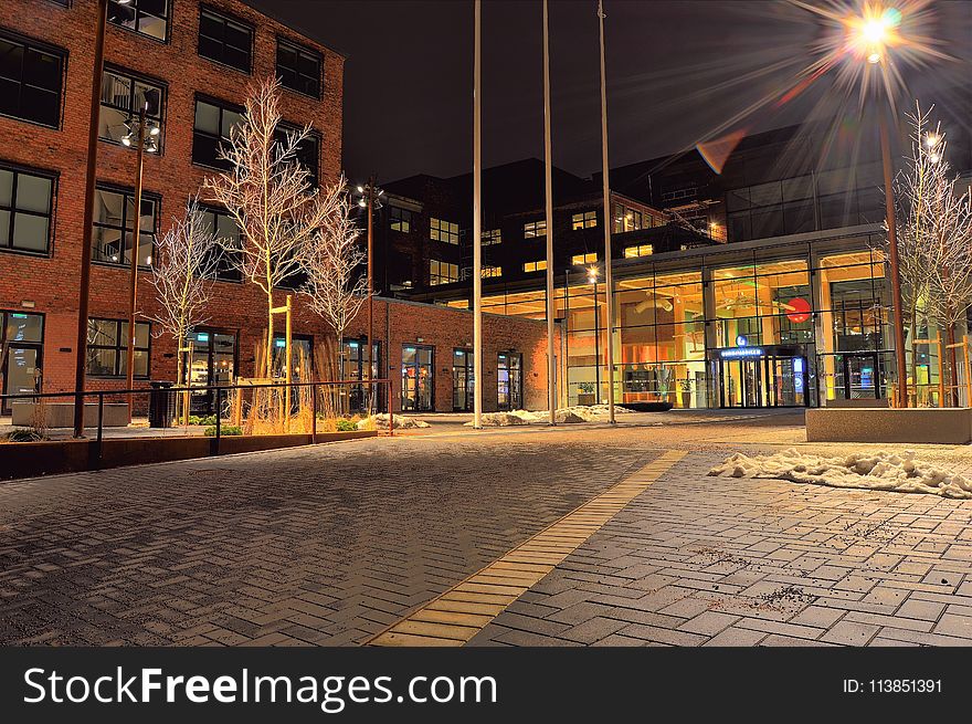 Street Light Near Building