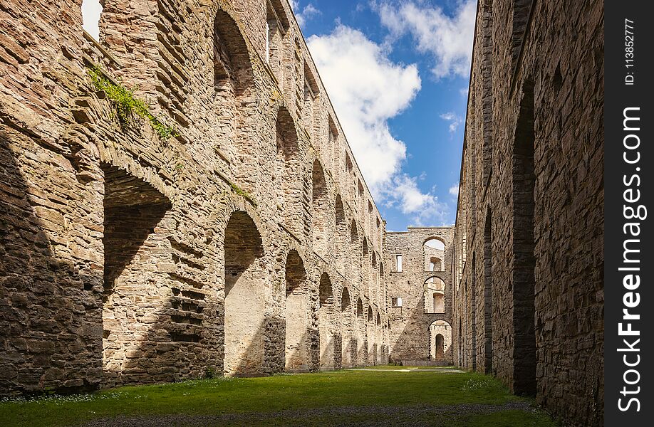 Ruins of a fortified building in Borgholm, Sweden. Ruins of a fortified building in Borgholm, Sweden.