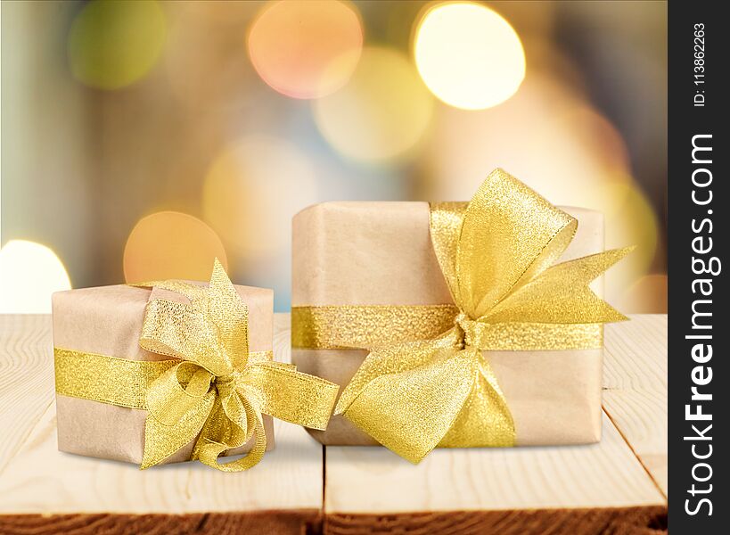 Gift christmas gold holiday birthday christmas present backgrounds