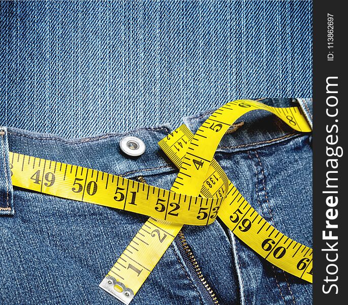 Jeans weight measuring clothing too small loss dieting