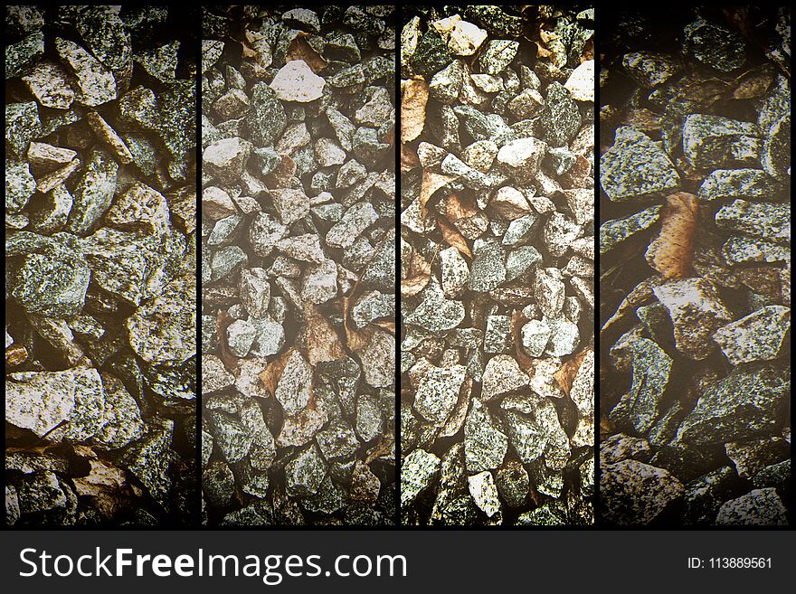 Flintstone pebbles structure of red stone for background.