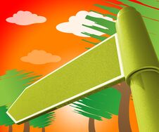 Free Blank Road Sign Representing Copyspace Note 3d Illustration Royalty Free Stock Photos - 113906078