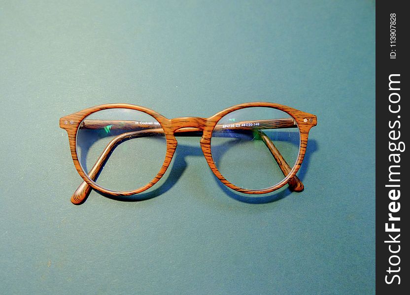 Brown-framed Eyeglasses
