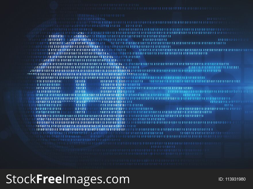 Abstract glowing binary code house backdrop. Smart house concept. 3D Rendering. Abstract glowing binary code house backdrop. Smart house concept. 3D Rendering