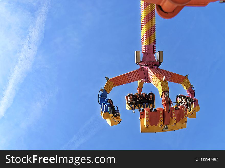 Orange and Yellow Carnival Ride-on