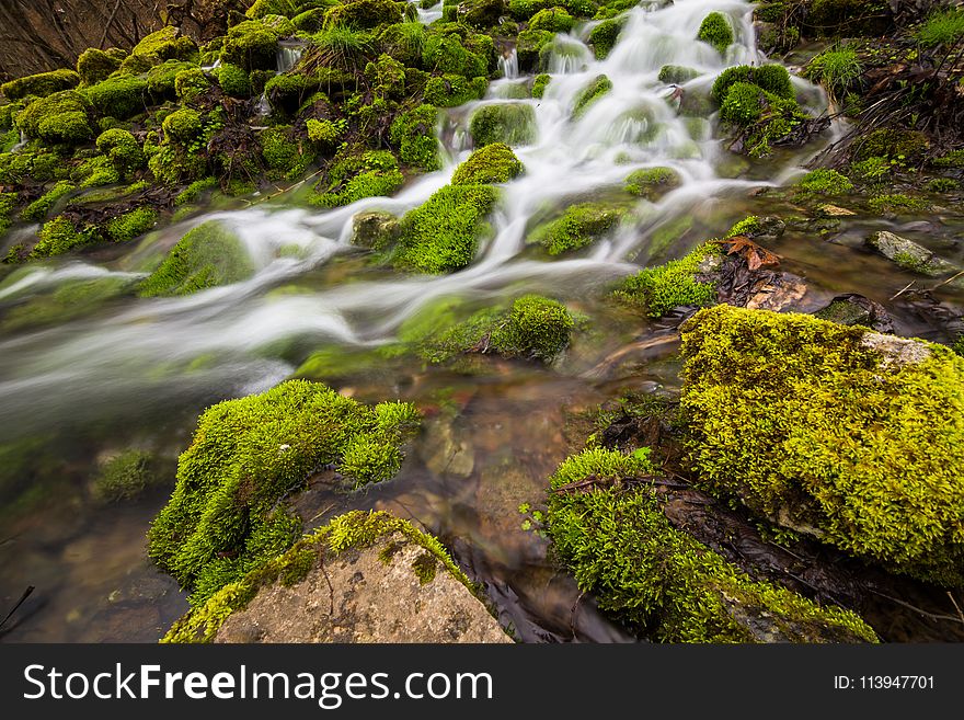 Time Lapse Photography Of Body Of Water