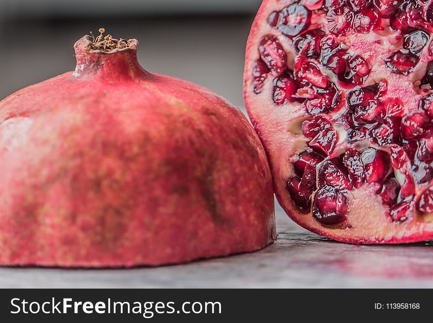 Sliced Pomegranate