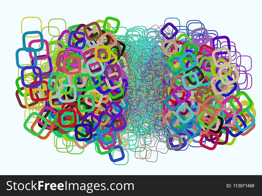 Abstract Conceptual Mixed Pattern. Shape, Graphic, Surface, Background & Color.