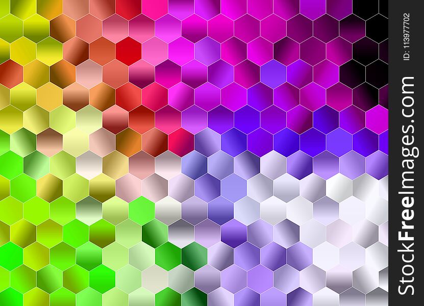 Hexagon abstract background