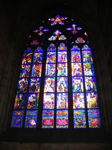 Gothic Cathedral Window Royalty Free Stock Image