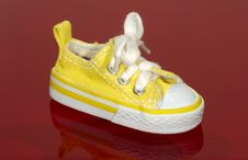 Yellow Sneaker Stock Photos Yellow Sneaker Stock Photos