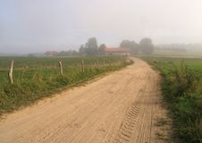 Farm Road Royalty Free Stock Photos Farm Road Royalty Free Stock Photos