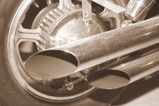 Exhaust Pipe Royalty Free Stock Photography Exhaust Pipe Royalty Free Stock Photography
