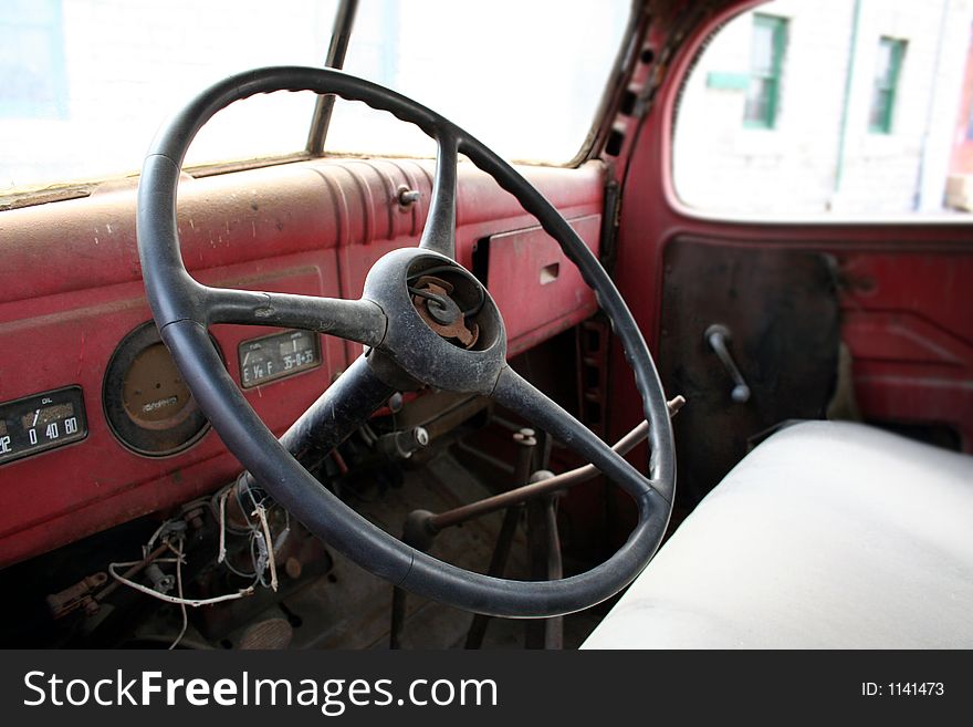 Old Car Interior