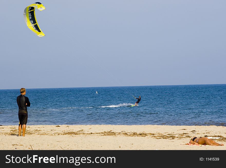 Kite Surfing, Kite Boarding