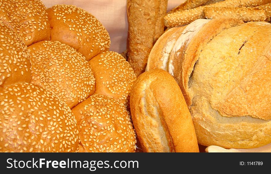 Some kinds of bread