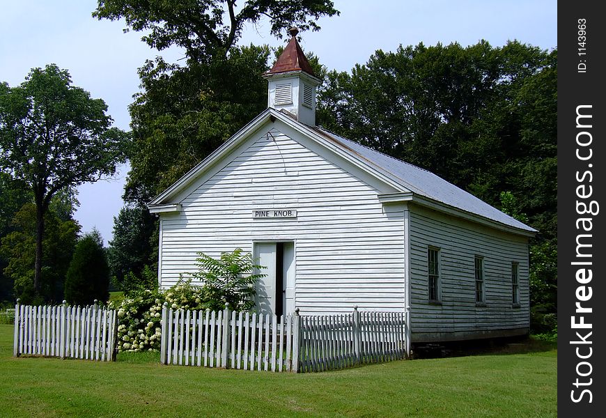 Small church in Pine Knob. Small church in Pine Knob