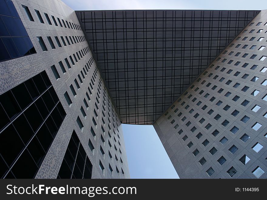 Highrise office building (Defense, Paris, France).
