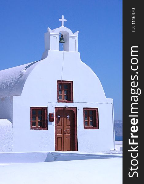 Santorin, greek, holiday, church