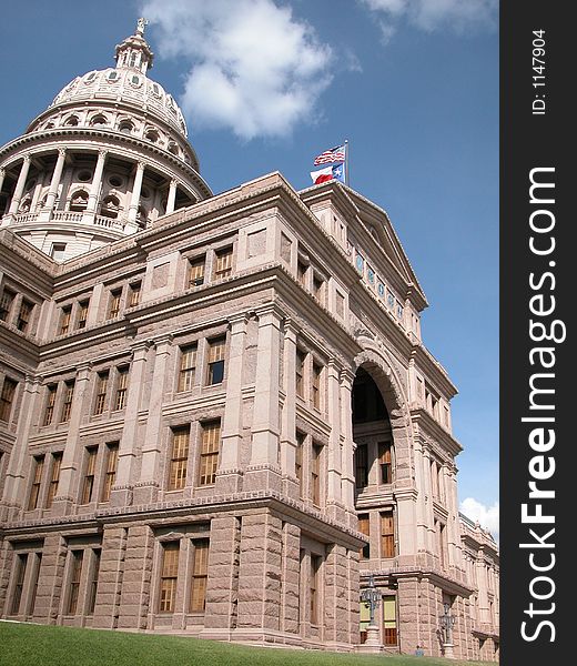 State of Texas Capitol entrance.