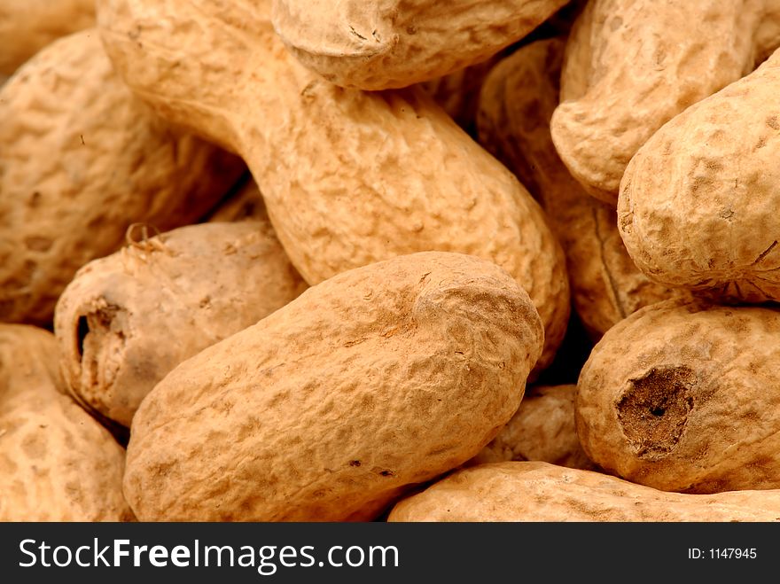 Macro photo of Shelled peanuts. Macro photo of Shelled peanuts