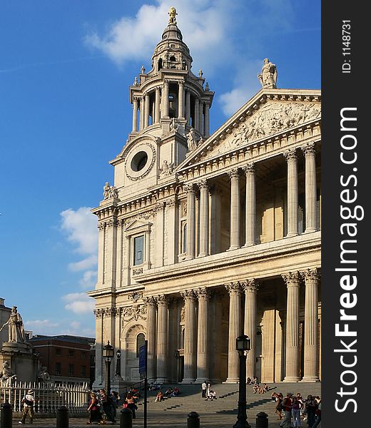 St Paul cathedral in London