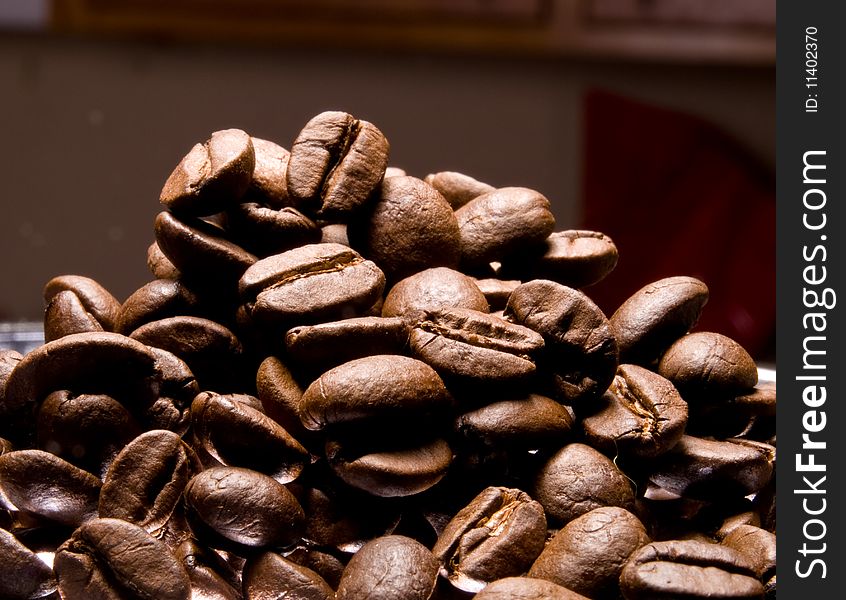Coffee Beans in a pile